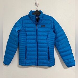 Patagonia Down Sweater Jacket Blue Womens Small Puffer 800 fill